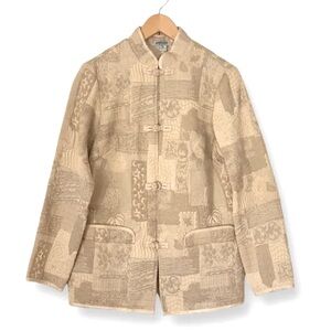 Democracy‎ Weekend Knot Latch Mandarin Collar Jacket